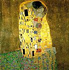 Gustav Klimt - The Kiss painting